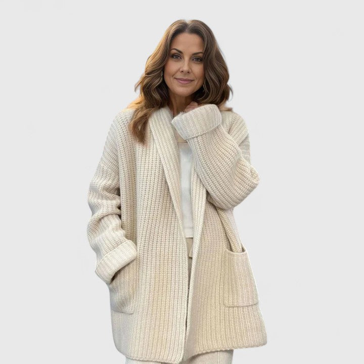 WINONA™ | Cardigan Douillet Ouvert – Confort & Élégance Sans Effort