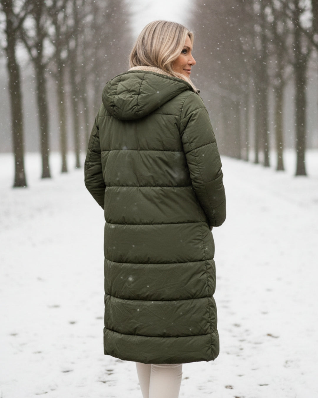 Isaline™ | Manteau d’Hiver Sherpa Réversible