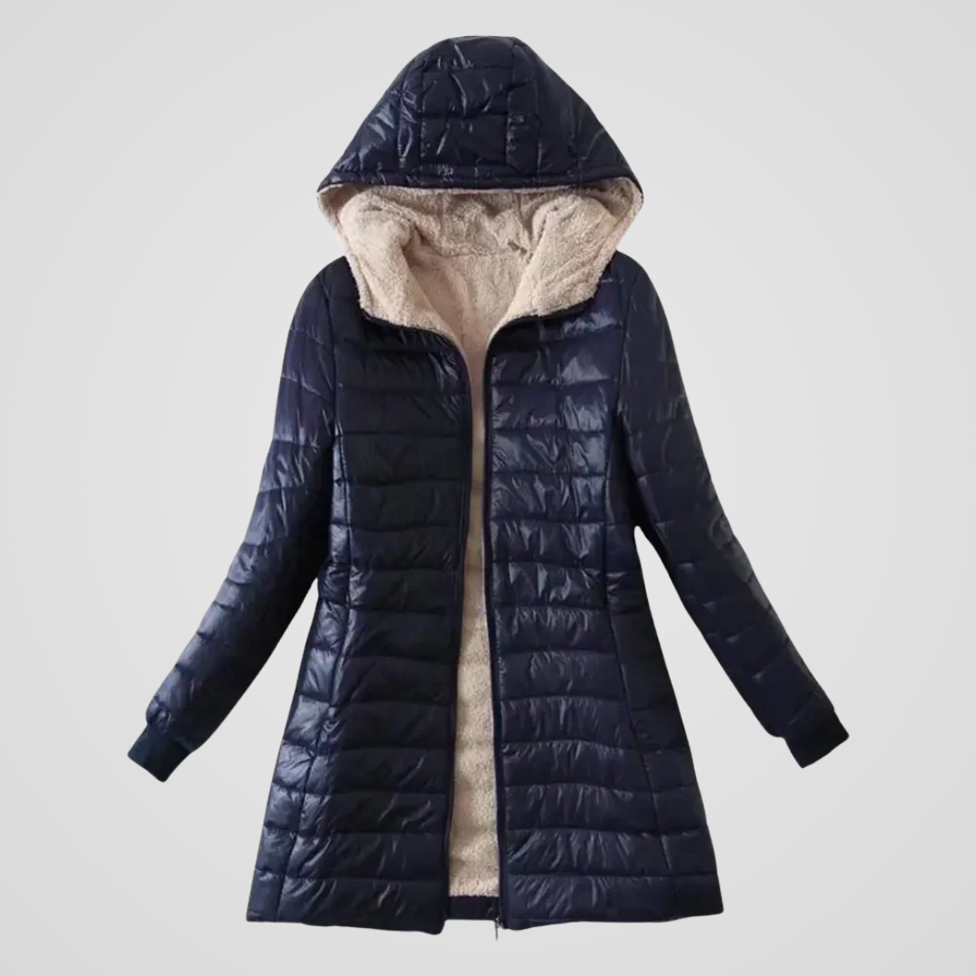 CAROLINE™ | Manteau d’Hiver Doublé Sherpa