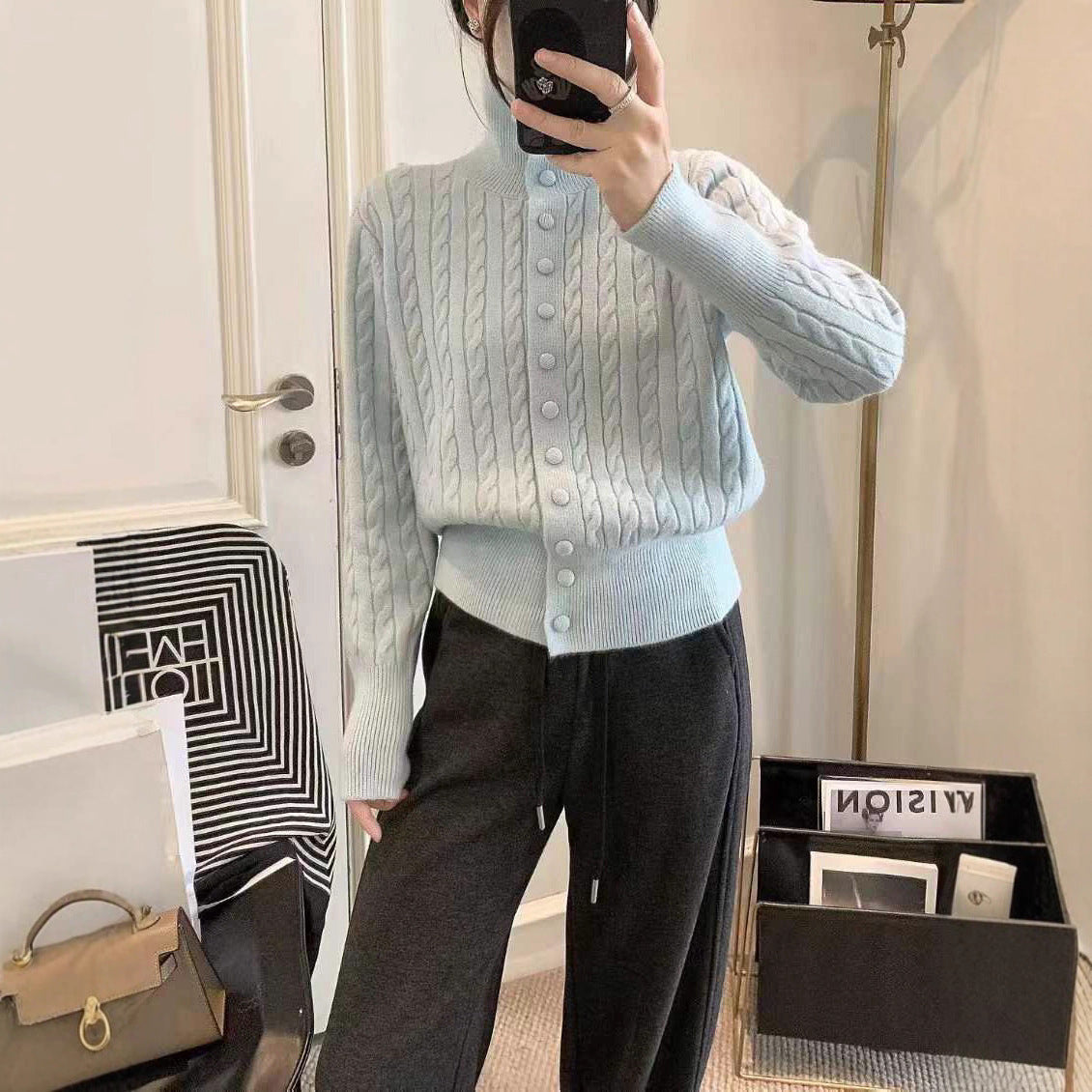 SÉVERINE™ | Cardigan Torsadé Confort