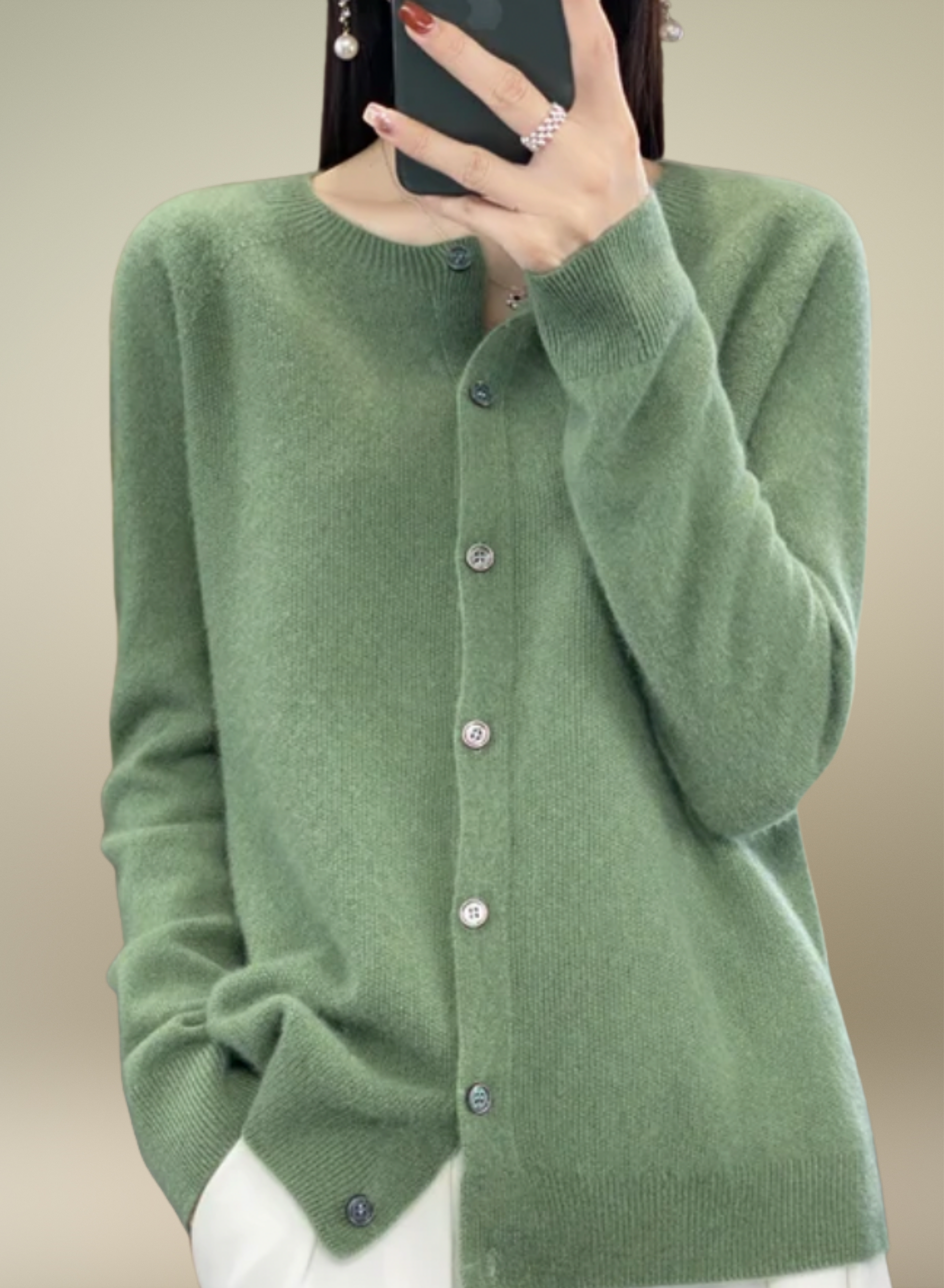 ANGELICA | Cardigan doux avec boutons