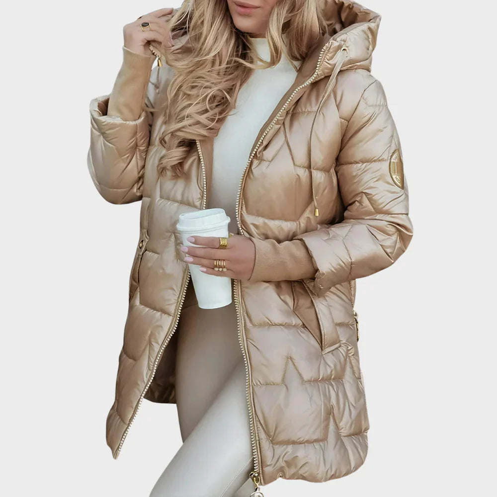 XANTHE™ | Long Quilted Jacket