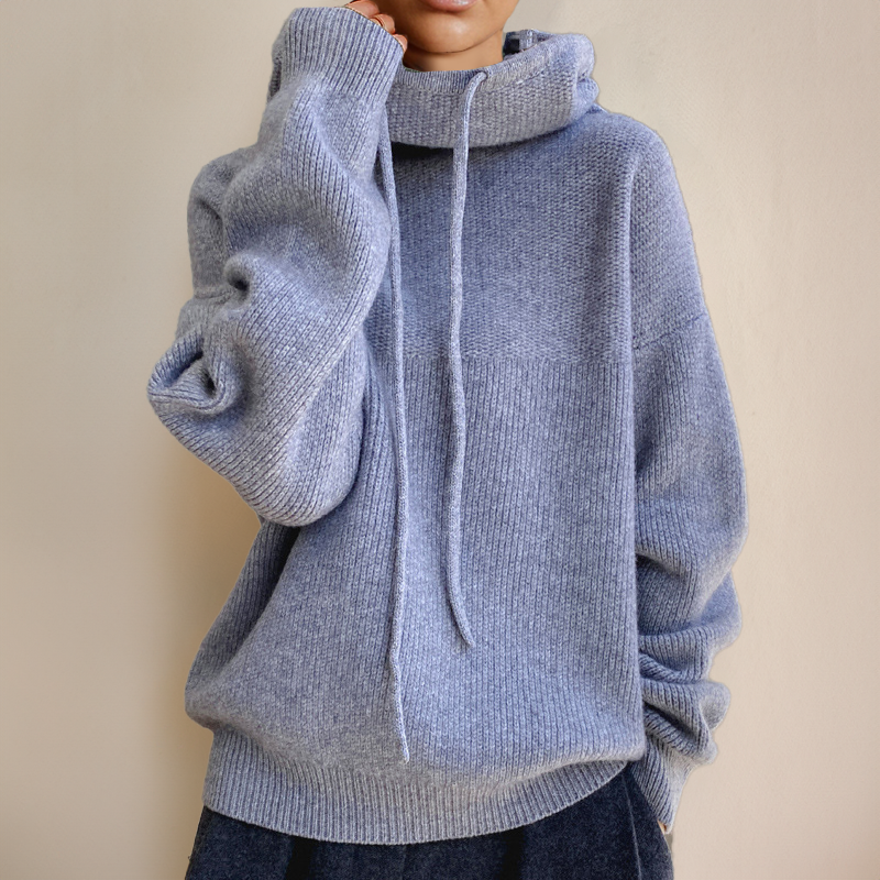 MIRANDA | Sweat À Capuche Oversize Tricoté