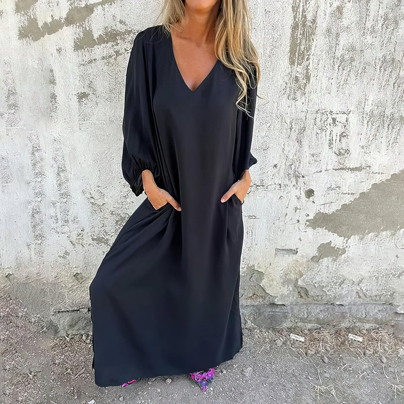 ELENA | Robe Boho Longue avec Poches