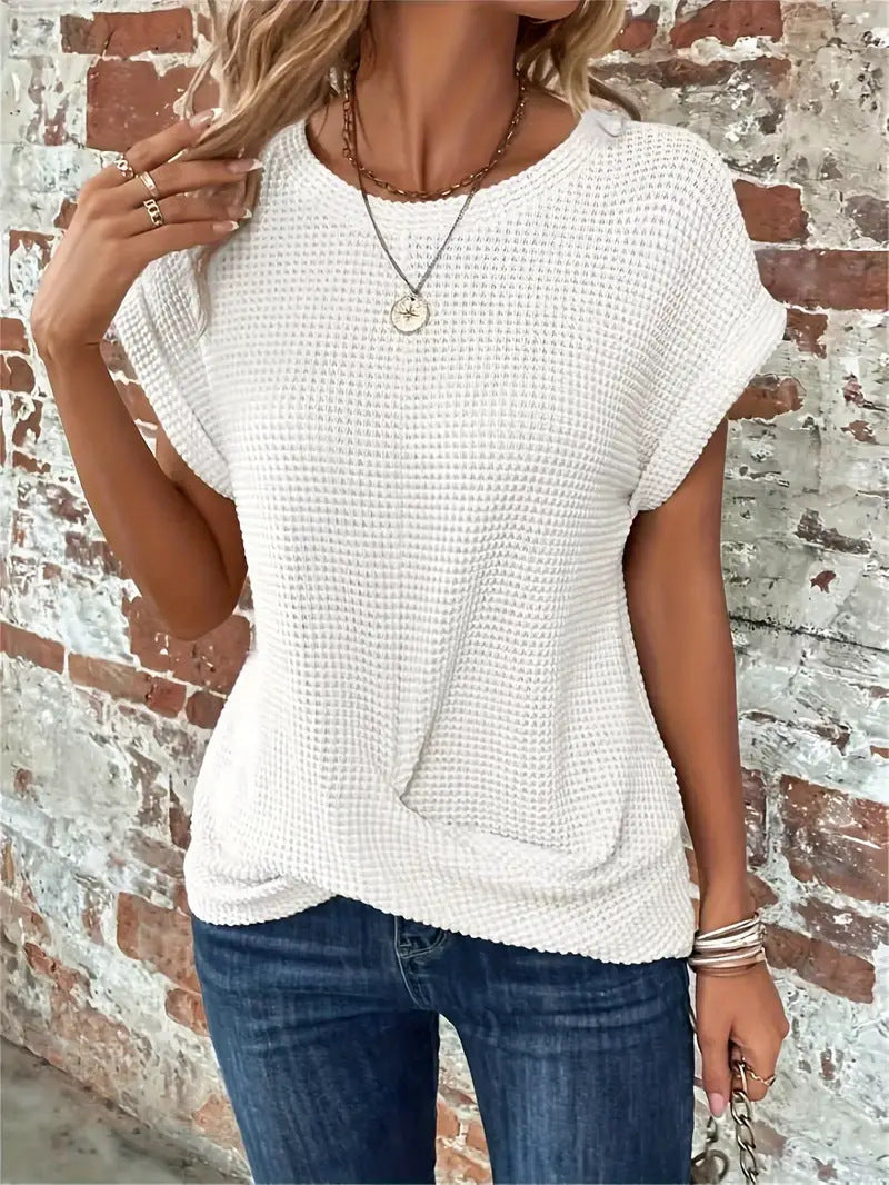 ELLIS | Blouse élégante à col rond