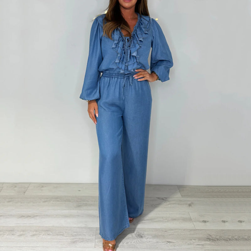 YOLANDA | Ensemble femme en denim