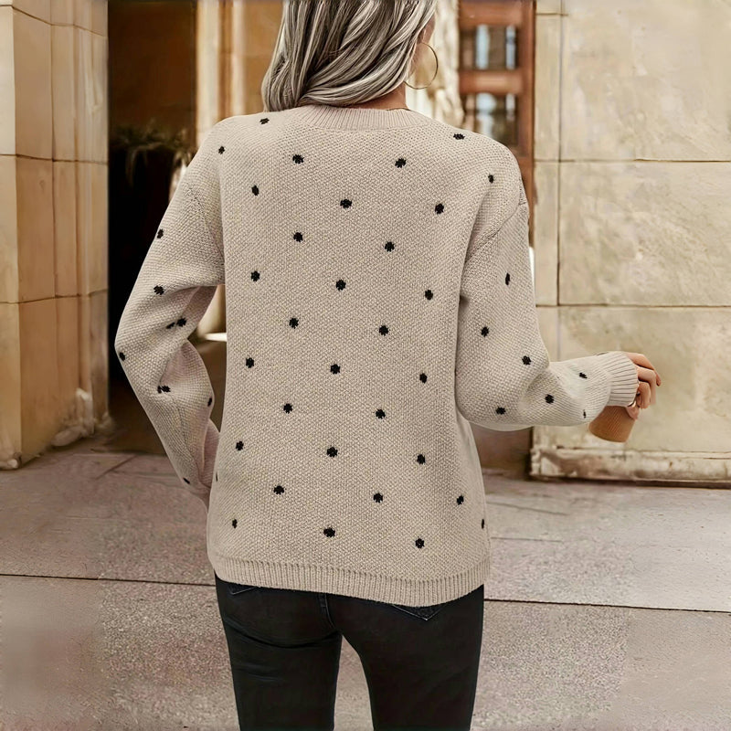 NANA | Pull Tricoté à Pois