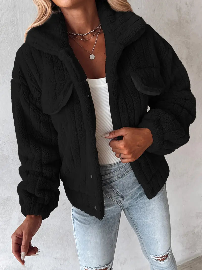 ARLETTE™ | Veste Peluche Élégante