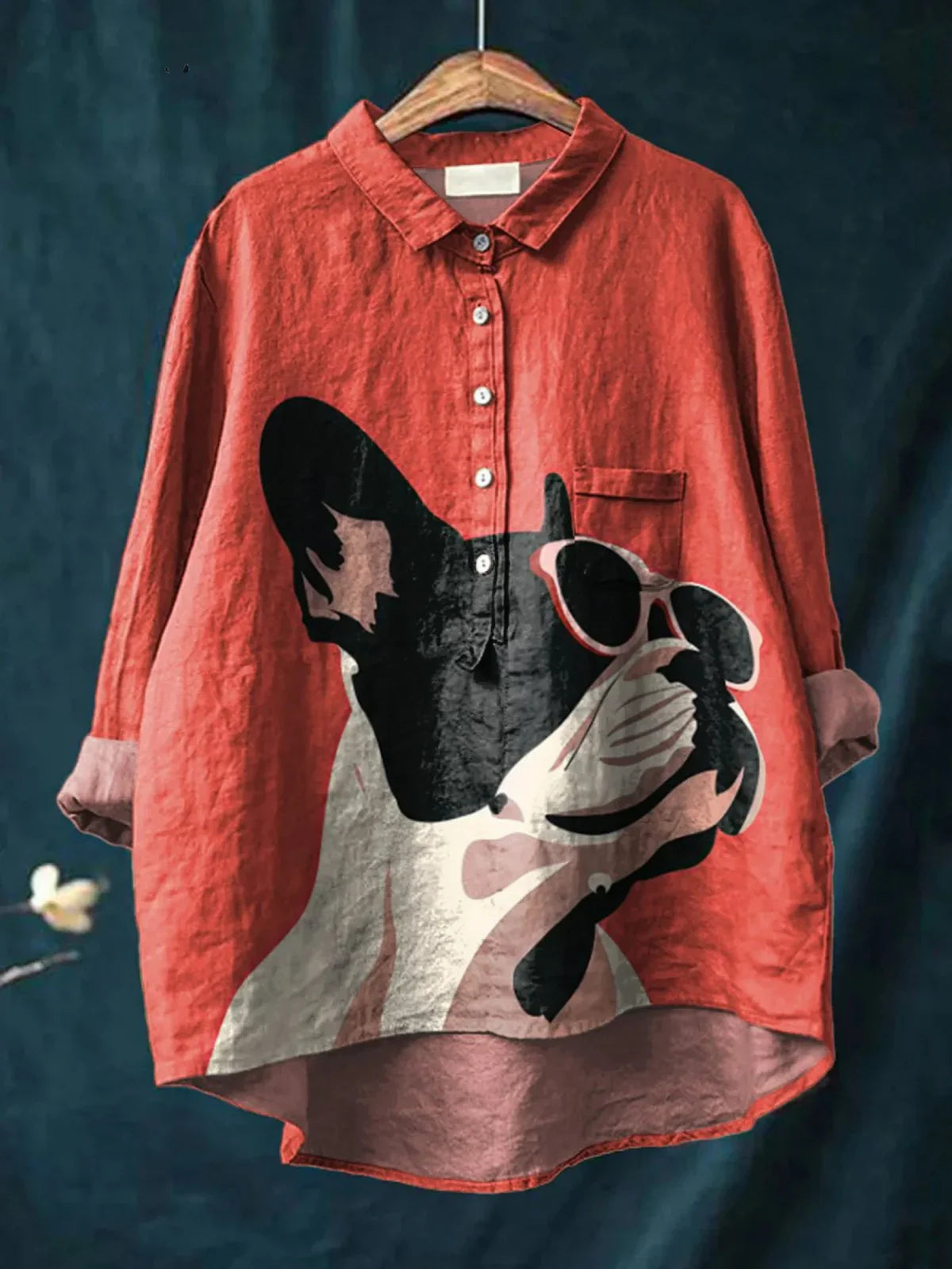 Coralie | Women's Art Print Casual  Shirt