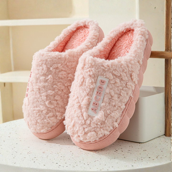 DAMINI™ - Chaussons en Peluche Douillets Antidérapants pour Intérieur
