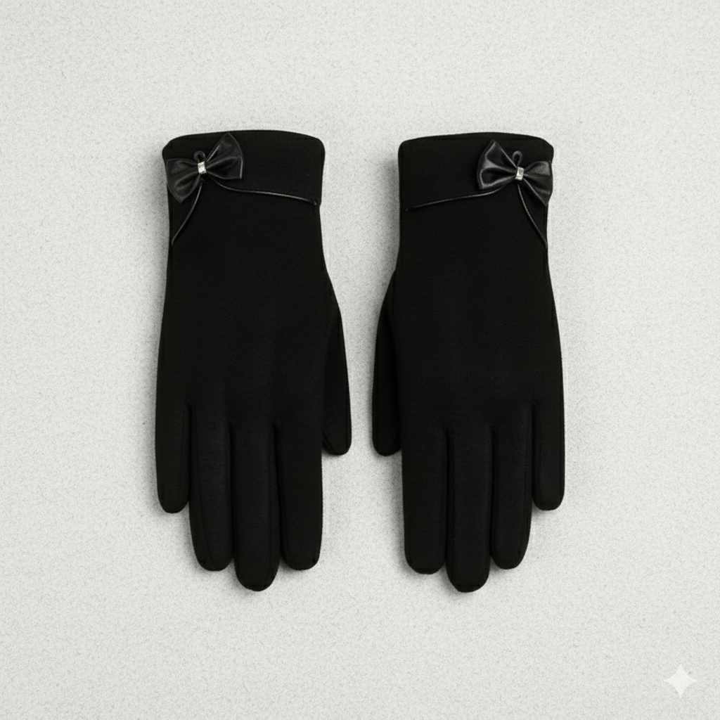 Gants en Velours Longueur Poignet