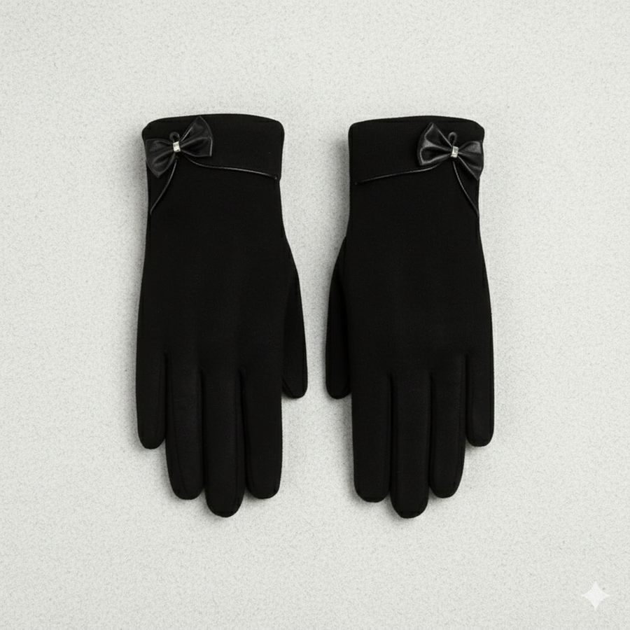 Gants en Velours Longueur Poignet