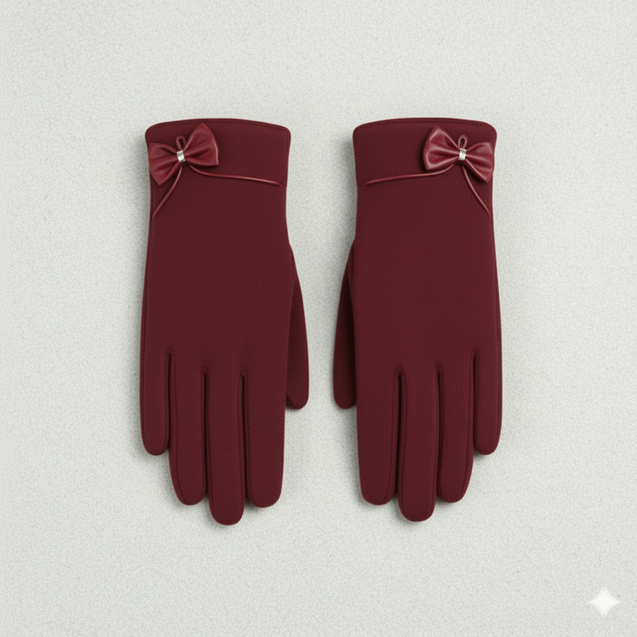 Gants en Velours Longueur Poignet
