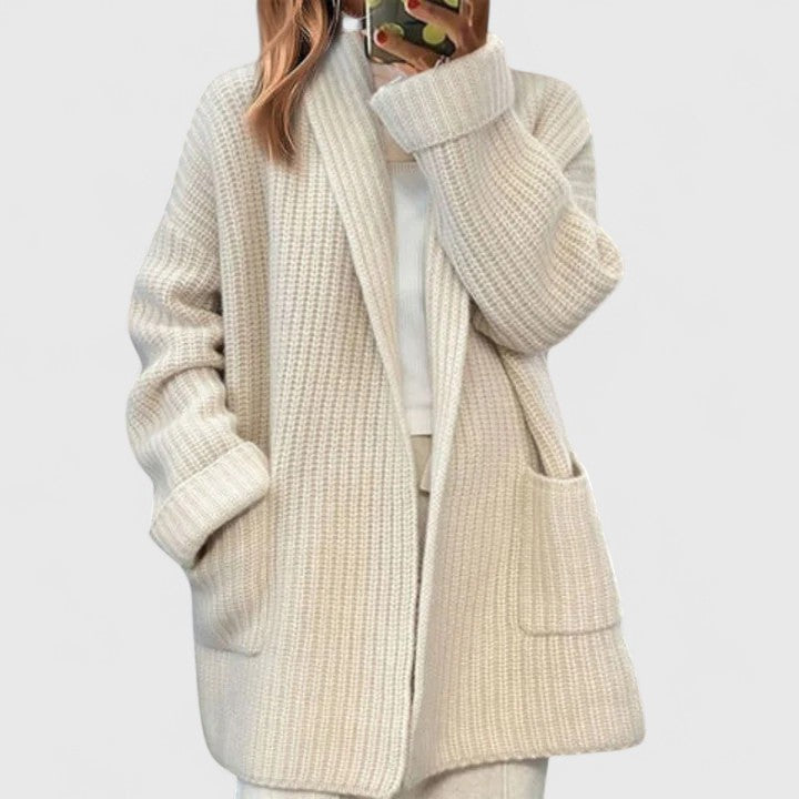 WINONA™ | Cardigan Douillet Ouvert – Confort & Élégance Sans Effort