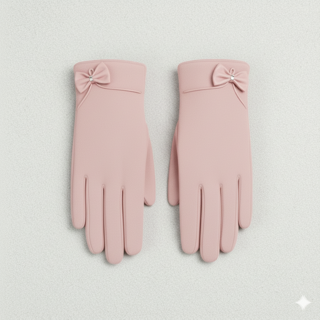 Gants en Velours Longueur Poignet