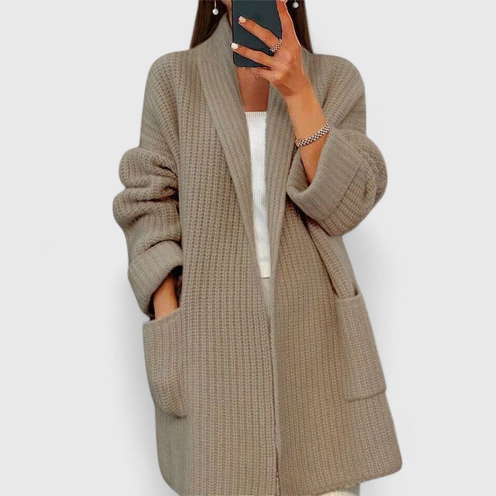 WINONA™ | Cardigan Douillet Ouvert – Confort & Élégance Sans Effort
