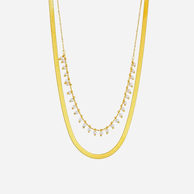 Marizanne | Luxe Snake Choker & Pearl Jewelry Set