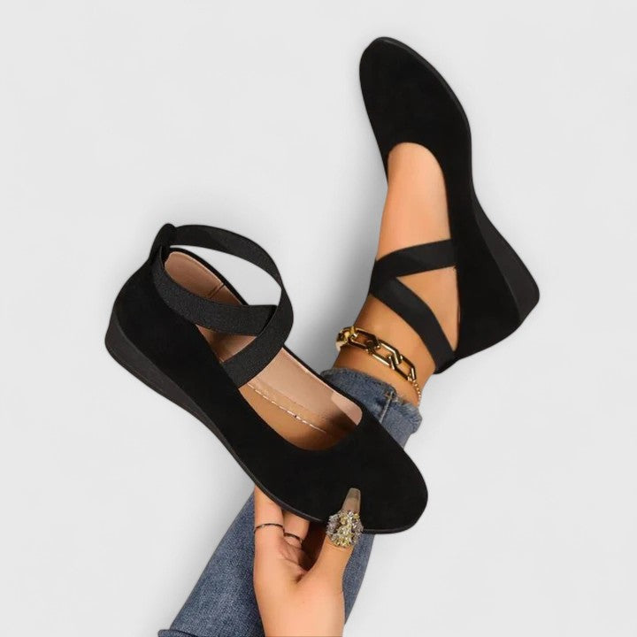 Women’s Orthopedic Wedge Sandals with Adjustable Strap