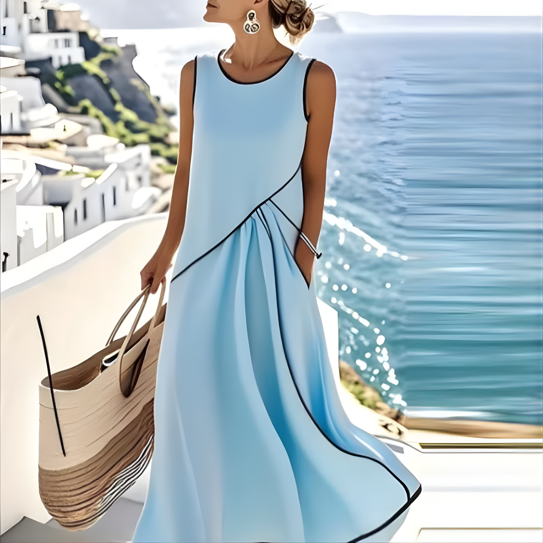 Robe d'été rayée Saige