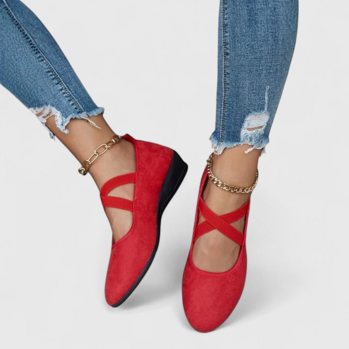 Women’s Orthopedic Wedge Sandals with Adjustable Strap