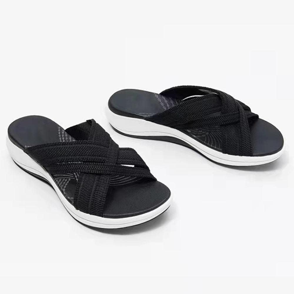 Aerynna™ | Sandales Croisées Confort Orthopédique