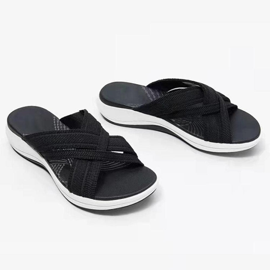Aerynna™ | Sandales Croisées Confort Orthopédique