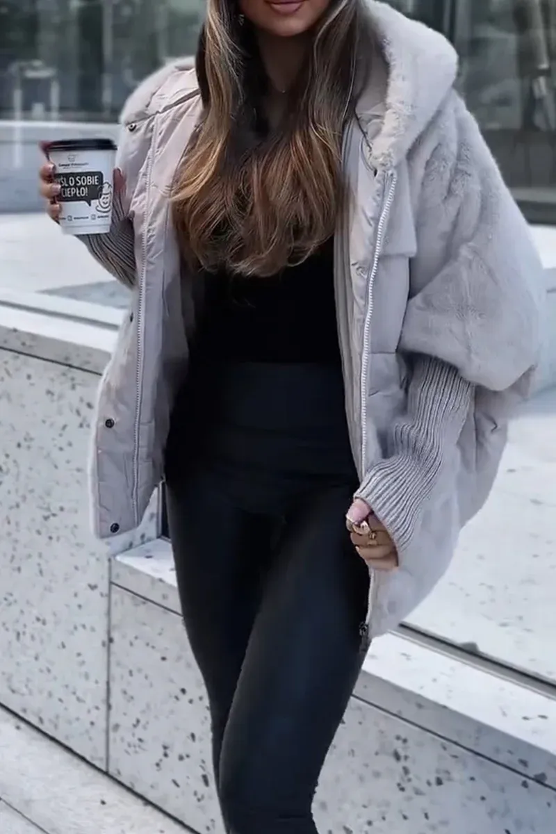 MARISA | Manteau d'hiver multicolore pour femme