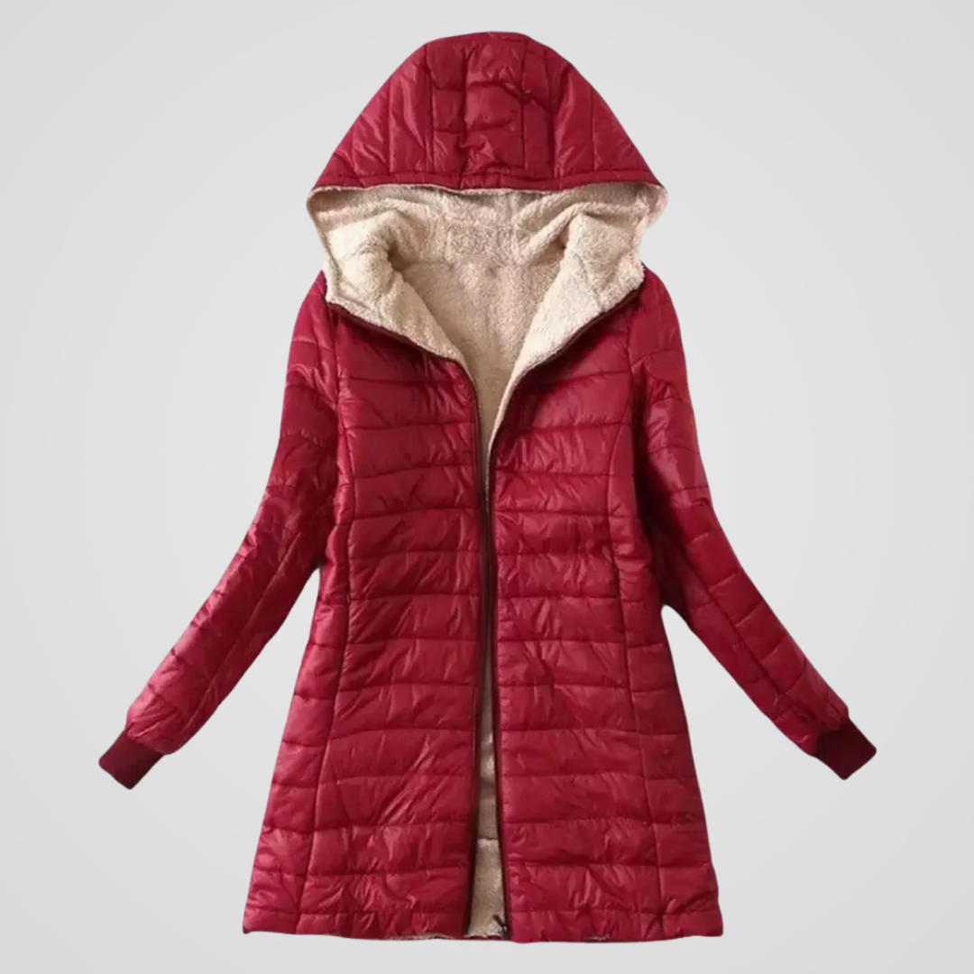 CAROLINE™ | Manteau d’Hiver Doublé Sherpa