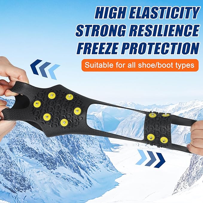 Crampons Antidérapants pour Chaussures et Bottes