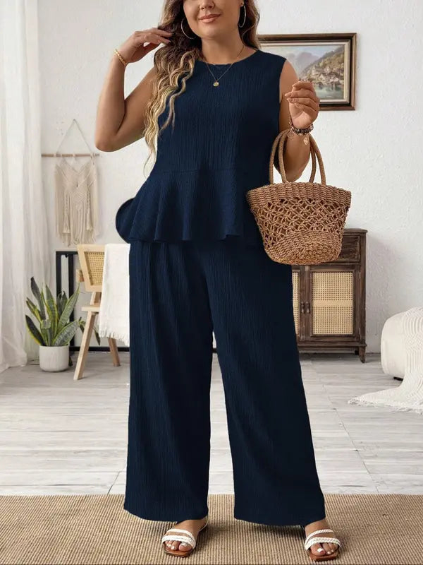SITTI™ – Lightweight Summer Casual Two-Piece Outfit