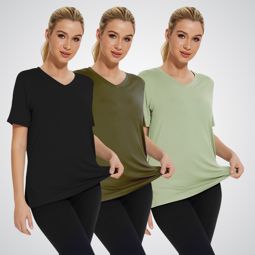 Sally™ - T-shirt Coupe Détendue (Pack de 3)
