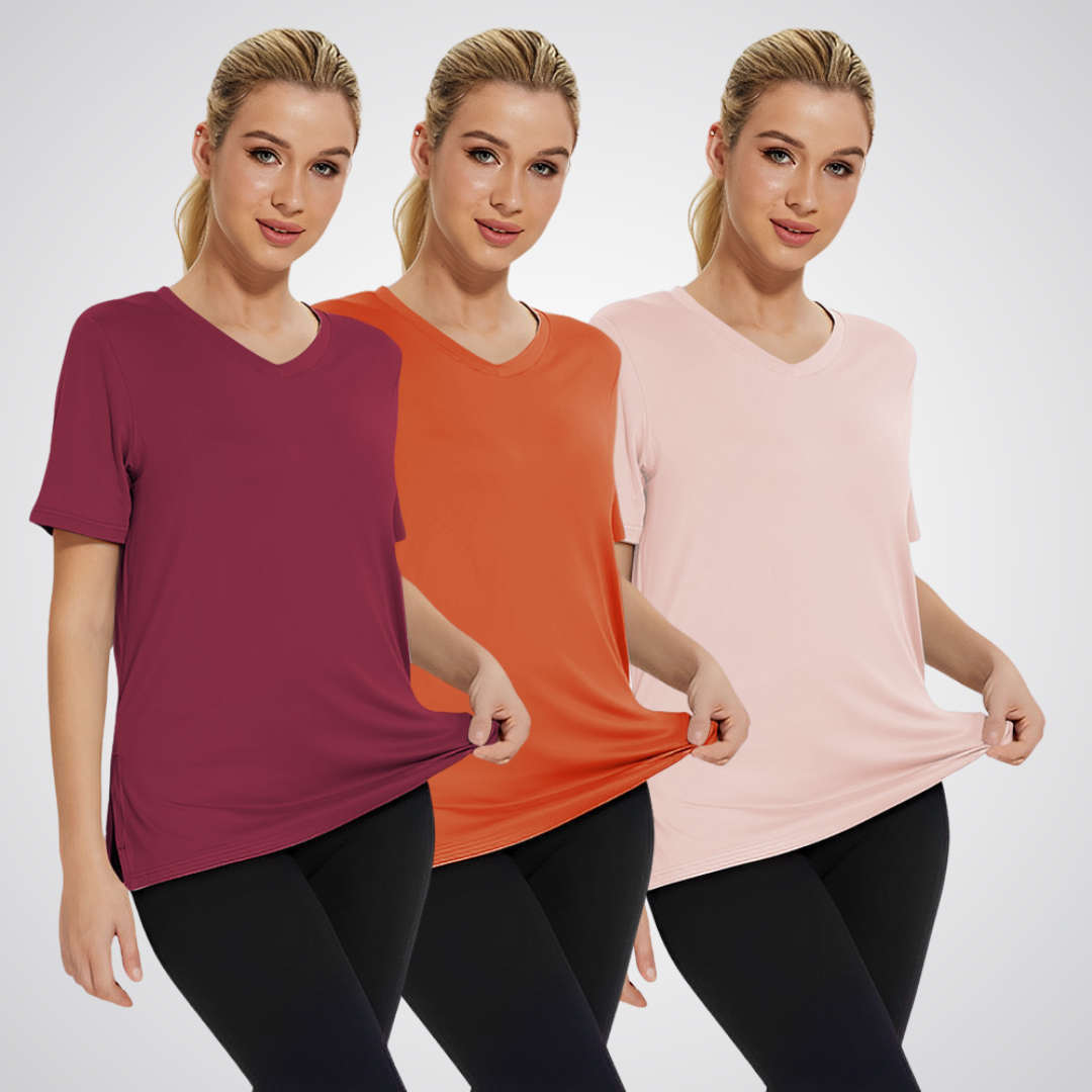 Sally™ - T-shirt Coupe Détendue (Pack de 3)