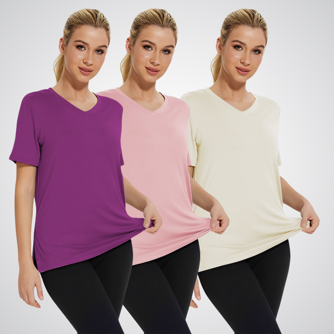 Sally™ - T-shirt Coupe Détendue (Pack de 3)