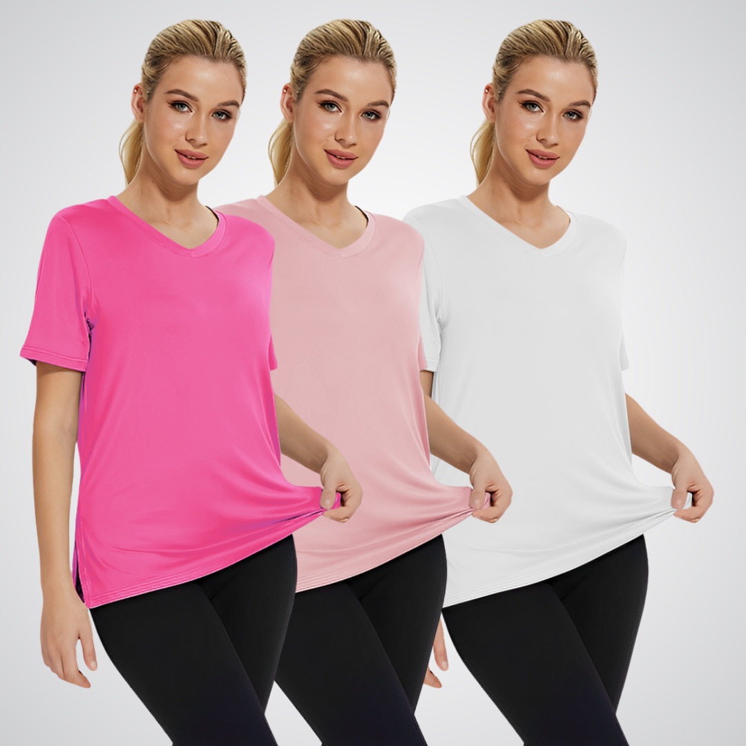 Sally™ - T-shirt Coupe Détendue (Pack de 3)