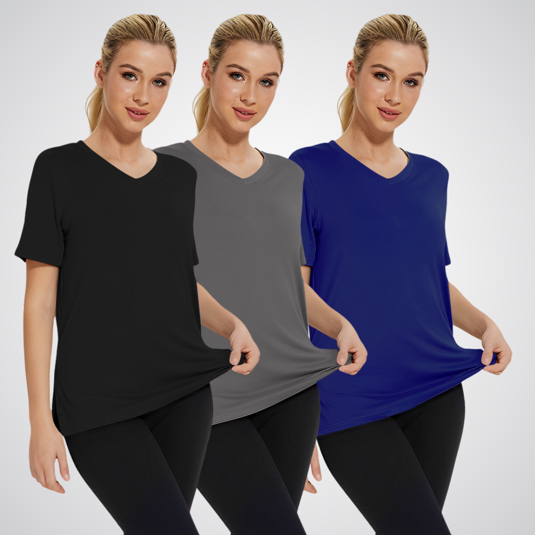 Sally™ - T-shirt Coupe Détendue (Pack de 3)