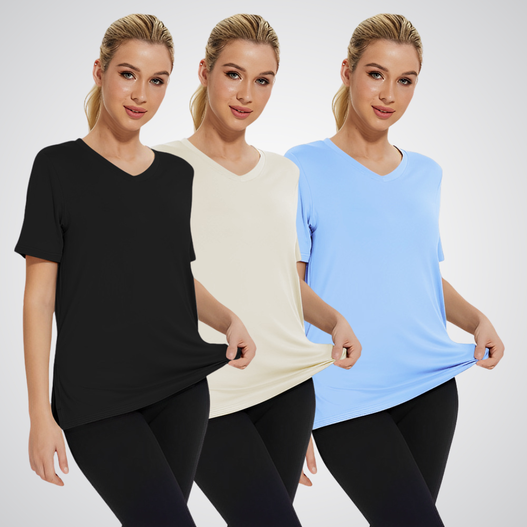 Sally™ - T-shirt Coupe Détendue (Pack de 3)
