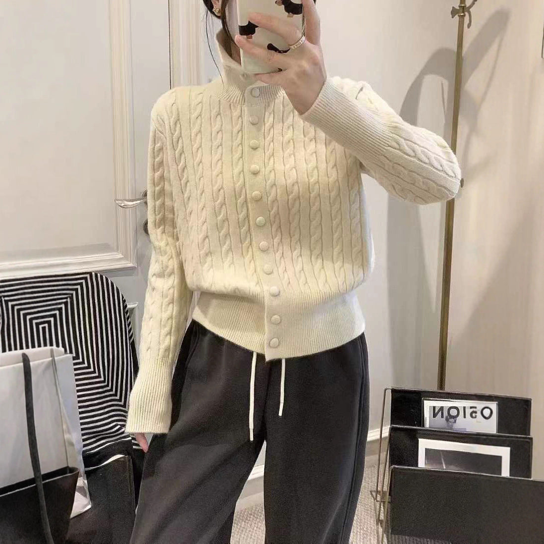 SÉVERINE™ | Cardigan Torsadé Confort