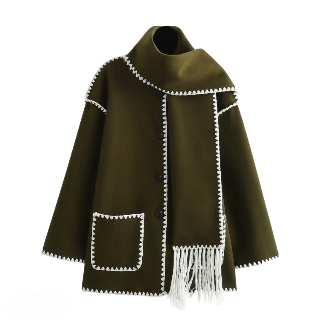 FREDERICA | Manteau de luxe avec boutons