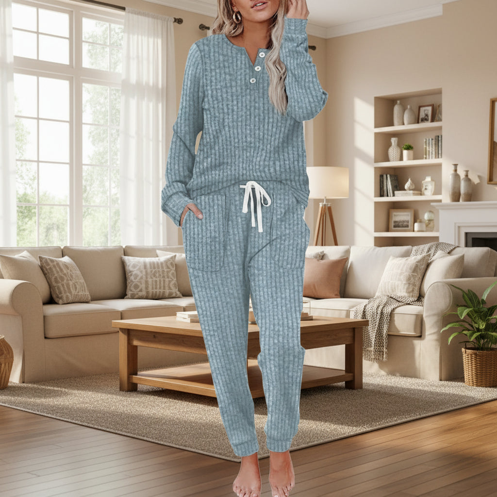Brenda™ | Ensemble Loungewear Deux Pièces Confort Absolu