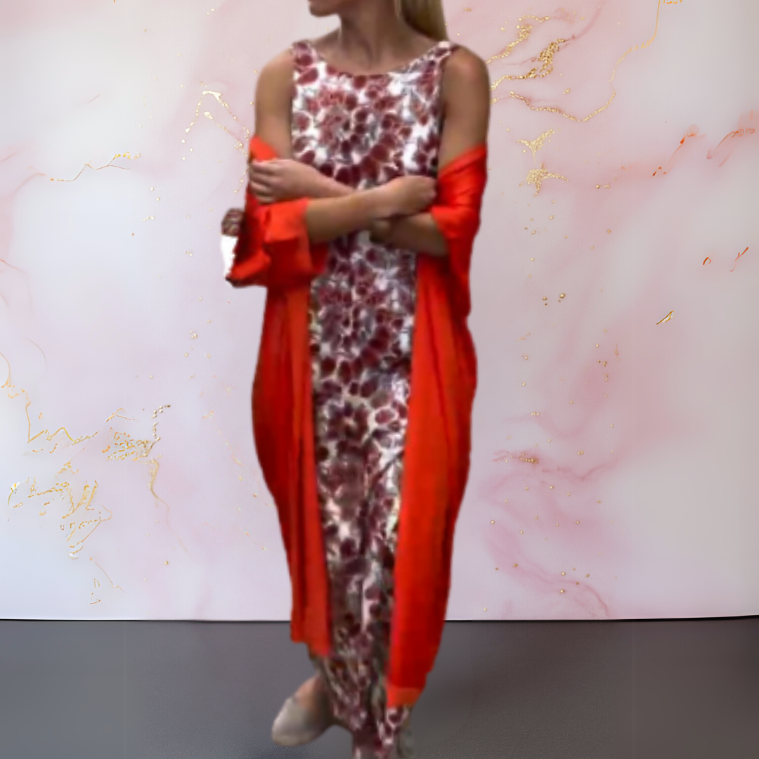 Melanie | Robe Élégante avec Cardigan