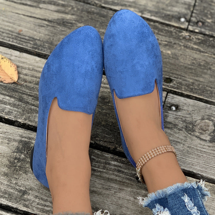 TARA™ - Ballerines Unies à Bout Pointu