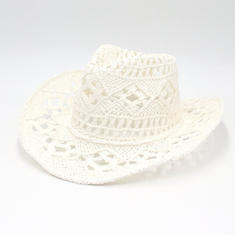 RAYLENE™– Chapeau en Paille Vintage Creux