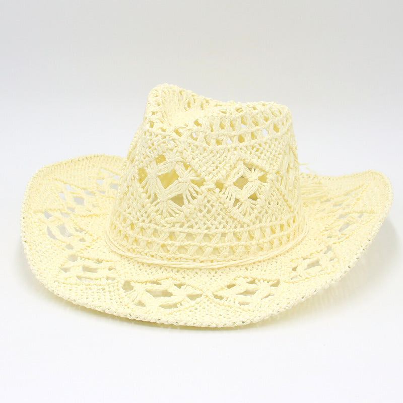RAYLENE™– Chapeau en Paille Vintage Creux