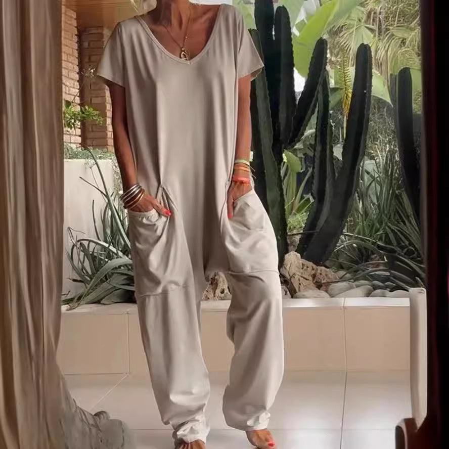 Combinaison Élégante à Enveloppe Avant Style Resort