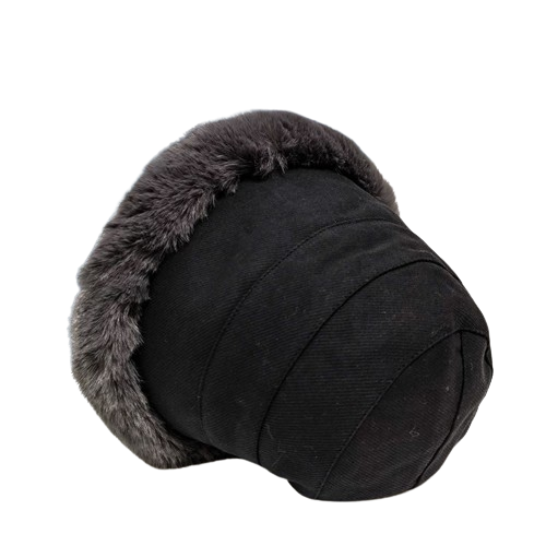 Eira™ | Chapeau cloche en velours côtelé avec bord en fausse fourrure