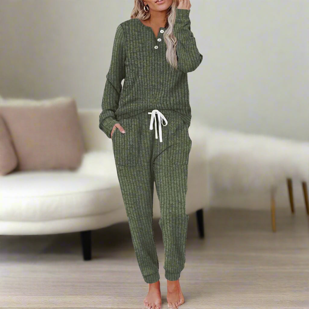 Brenda™ | Ensemble Loungewear Deux Pièces Confort Absolu