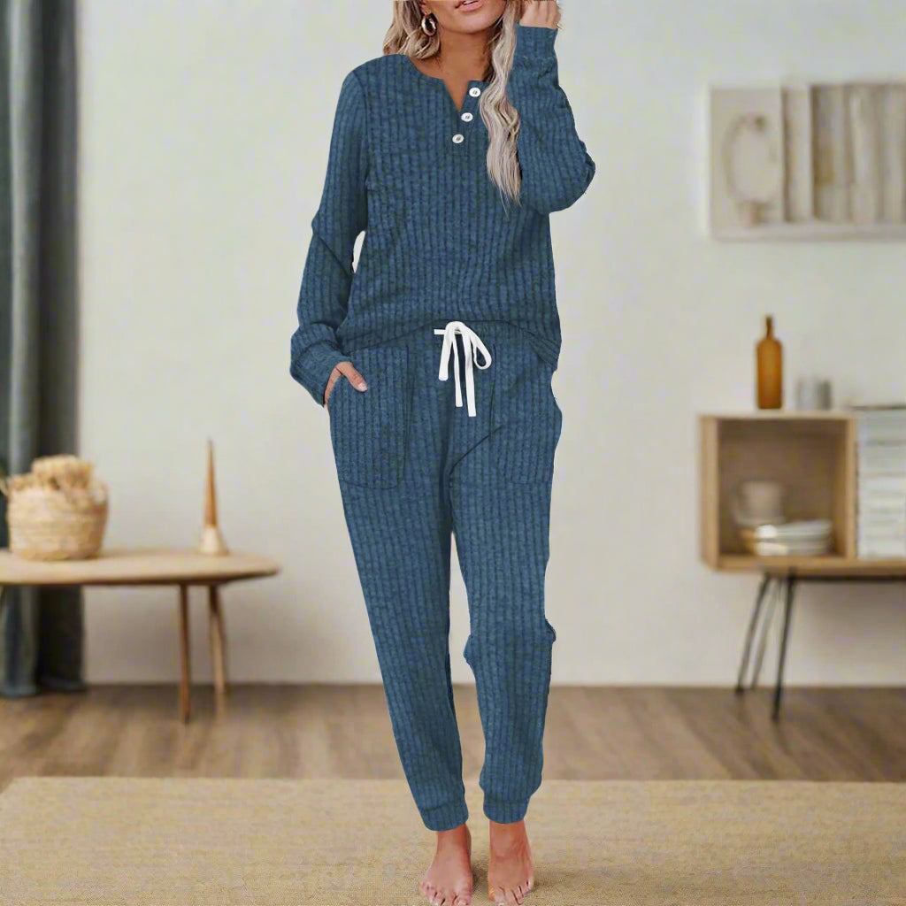 Brenda™ | Ensemble Loungewear Deux Pièces Confort Absolu