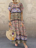 Velora – Printed Flowing Maxi Dress