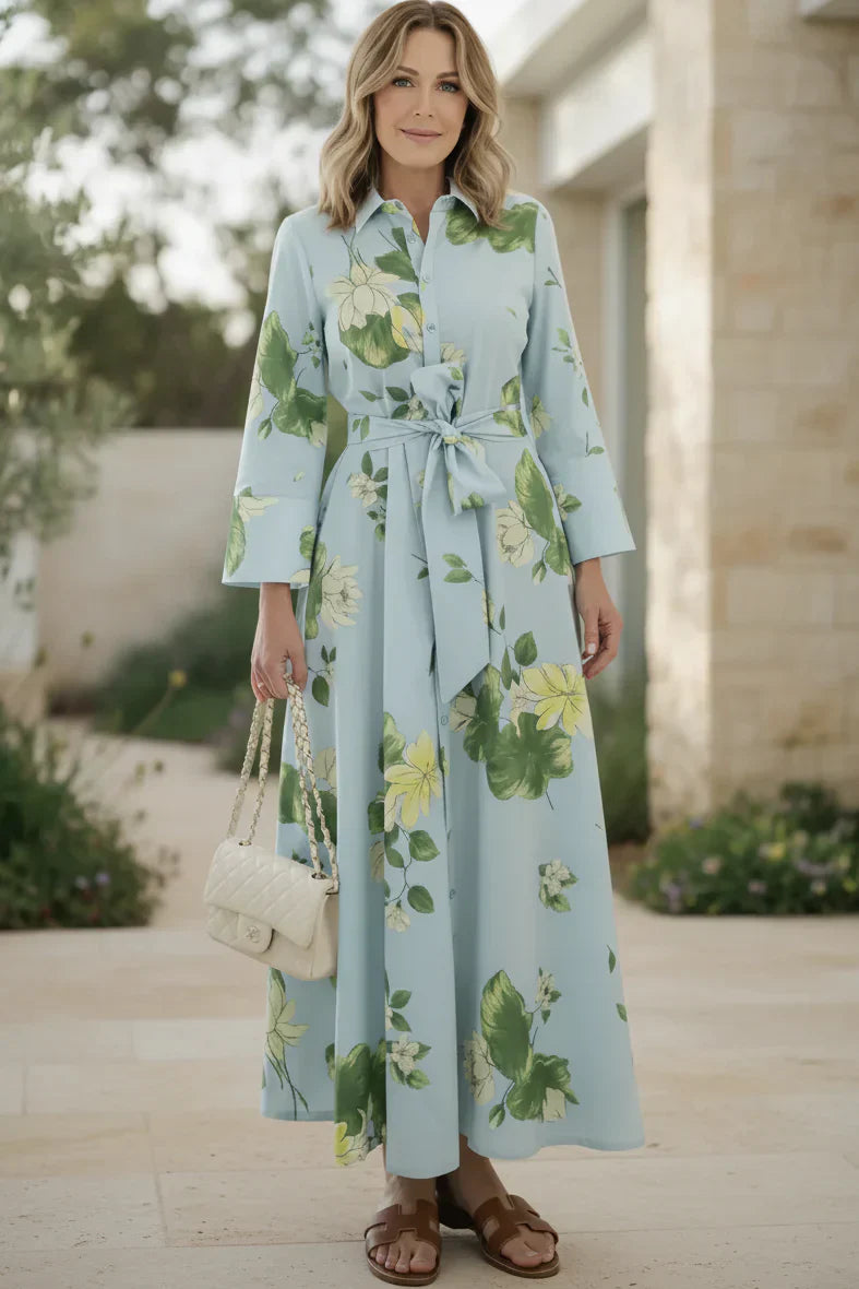 AMARA - ELEGANT FLORAL DRESS