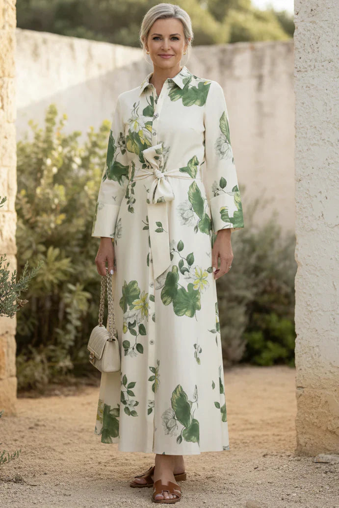 AMARA - ELEGANT FLORAL DRESS